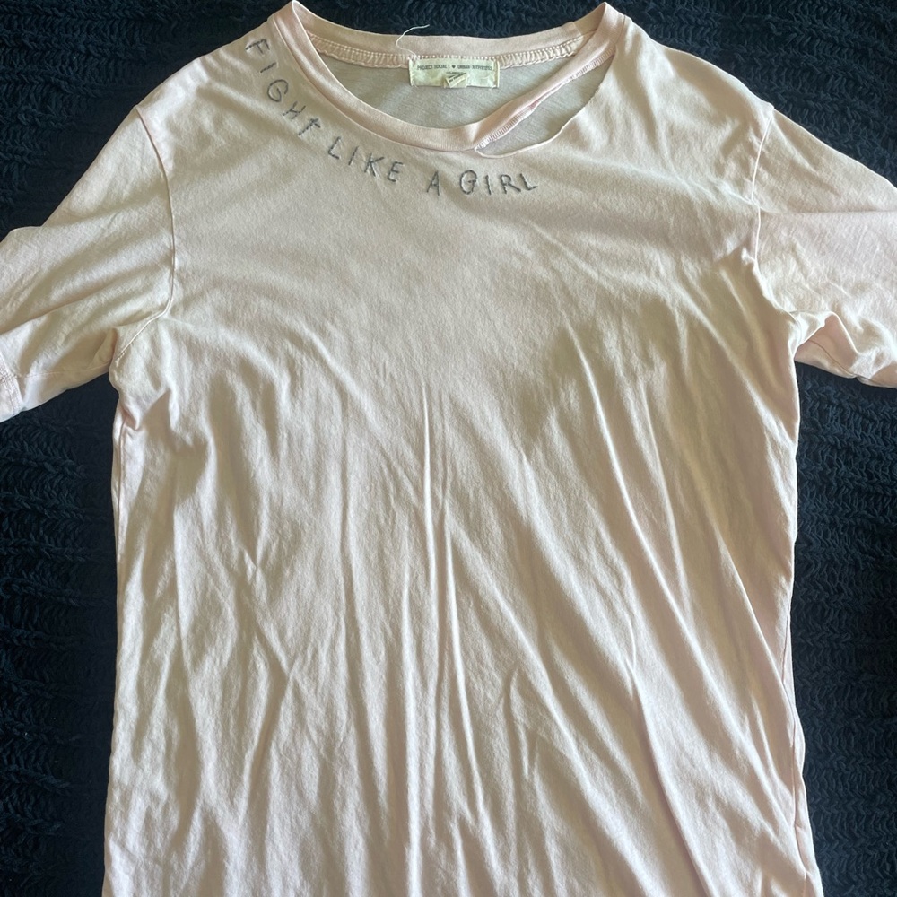 Fight like a girl urban outfitters tshirt